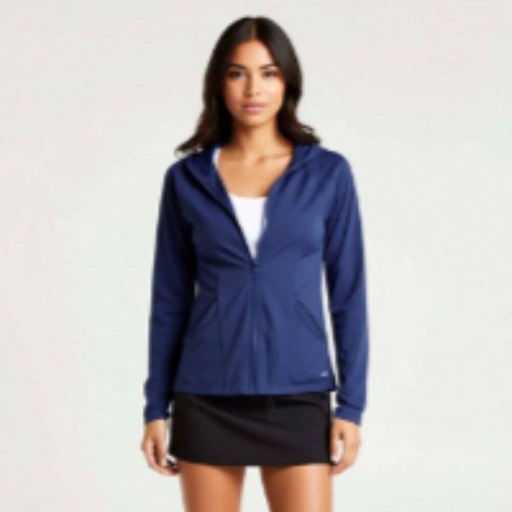 Women's  Spyder sized Med hoodie (Indigo color)